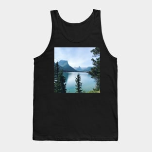 Beautiful Blue Mountains and Lake Tank Top